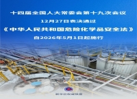 新华鲜报丨安全至上！危险化学品安全法表决通过