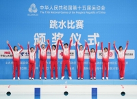十五运会跳水项目首金花落广东队